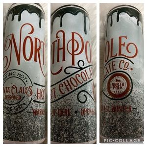 Brand new north pole hot chocolate 20 ounce metal Tumblr